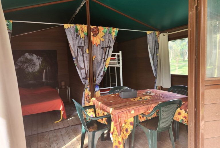 Bungalow camping Ardèche, Camping du Lion