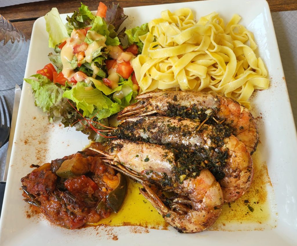 Gambas persillées